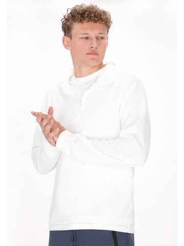 MO Herren Fleecepullover in Optik Weiss