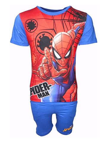 Spiderman Schlafanzug Shorty Spider-Man in Blau