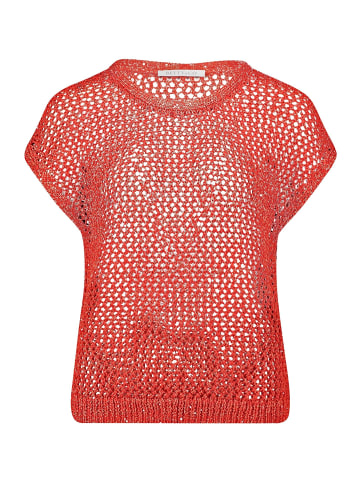 BETTY & CO Strickpullunder mit Effektgarn in Dunkelrot