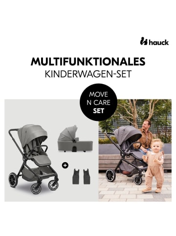 Hauck 3in1 Kinderwagen-Set Move N Care Trio Set in gray