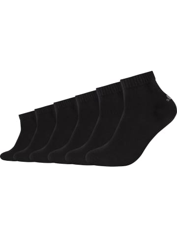 s.Oliver Baumwolle Unisex-Kurzsocken 6 Paar in schwarz