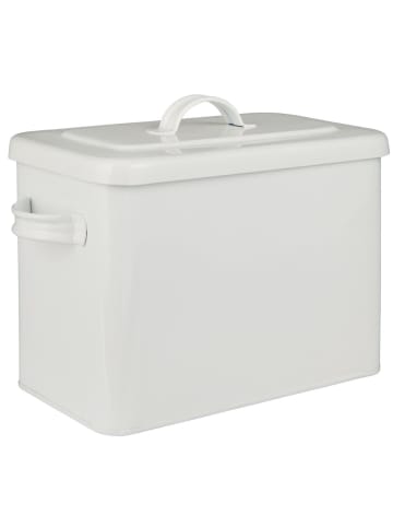 IB Laursen Weiße Metall Box mit Deckel in weiss