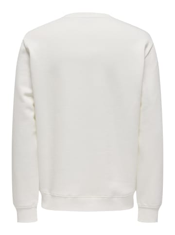 ONLY & SONS Sweatshirt in Cloud Dancer 1