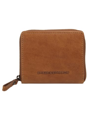 SPIKES & SPARROW Geldbörse RFID echt Leder in cognac