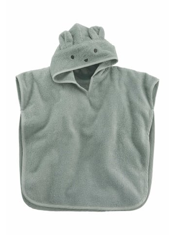Hessnatur Frottee Poncho in salbei