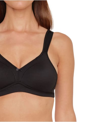 SUSA 2er Pack BH ohne Bügel Topsy in Schwarz Schwarz