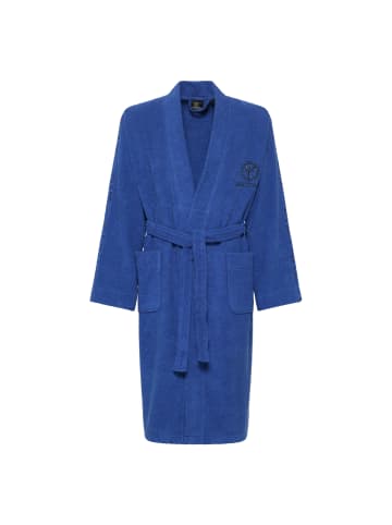 Carlo Colucci Bademantel Vito in Royalblau