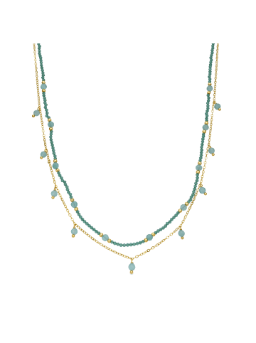 Luxenter Halskette Aira mit 18 Karat Gelbgold-Finish – AIRA