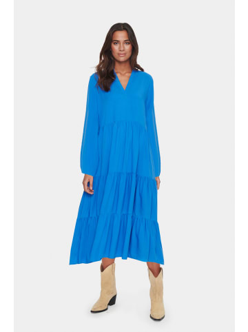 SAINT TROPEZ Kleid EdaSZ Lockere Passform in Palace Blue