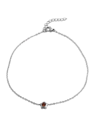 Adeliás Damen Anhänger aus Edelstahl in silber