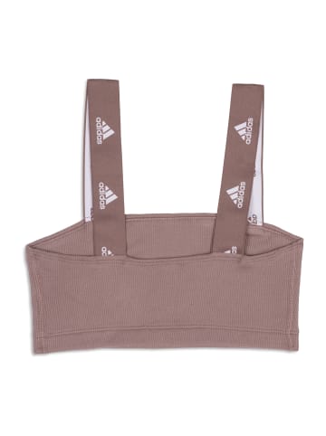 adidas Bustier Real Cool Cotton in wonder clay