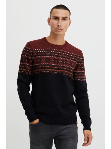 BLEND Strickpullover BHTjerik 20715520 ME Strickpullover mit Muster in nachtschwarz