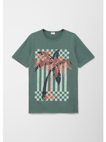 s.Oliver T-Shirt kurzarm in Petrol