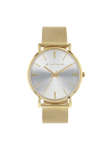 Tom Tailor Quarzuhr Alloy/Edelstahl, IP silber in Gold