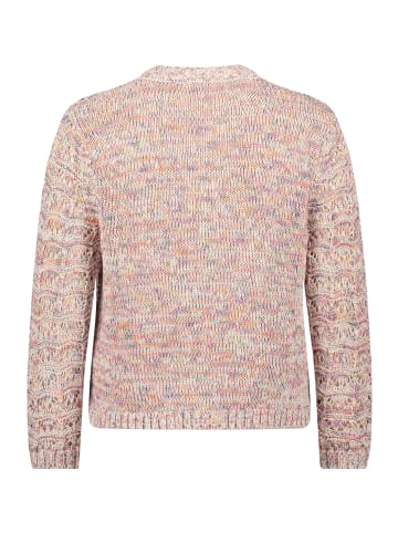 CARTOON Strick-Cardigan mit Rundhalsausschnitt in Weiß/Blau