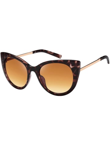 BEZLIT Damen Sonnenbrille in Braun Leopard