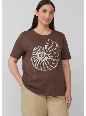 s.Oliver T-Shirt in 88D0_mokka