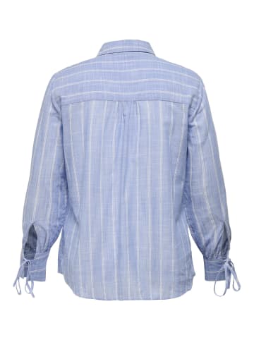 ONLY Carmakoma Popelin Hemd in Soft Chambray