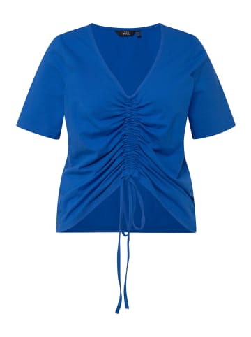 Ulla Popken Shirt in kobalt blau