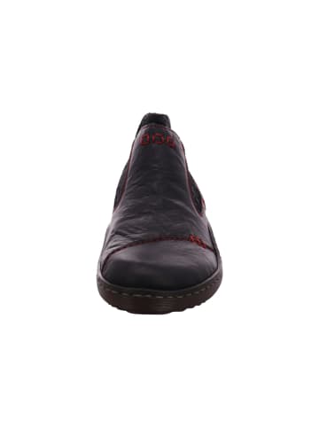 rieker Damenstiefel warm flach L849100 L84 in  Schwarz