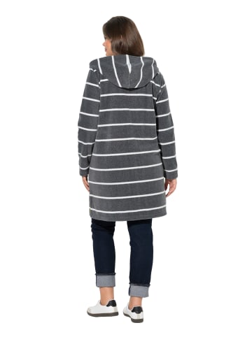 LAURASØN Sweatjacke in grau melange