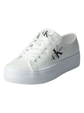 Calvin Klein Lowtop-Sneaker Vulc Flatform Essential Mono in white