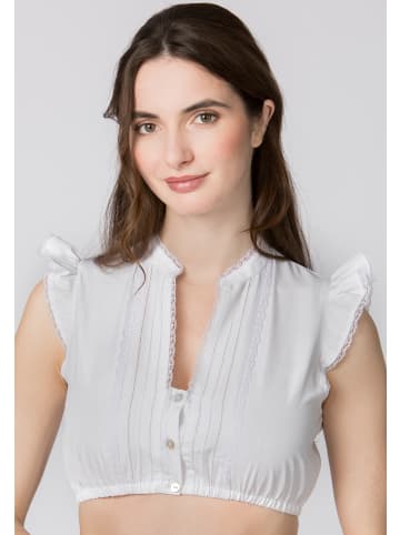 Stockerpoint Stockerpoint Dirndlbluse Satine in weiss