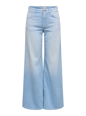 ONLY Jeans mit weitem Bein in Light Blue Denim