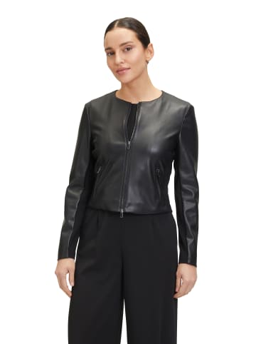 Vera Mont Blazer-Jacke mit Reißverschluss in Schwarz