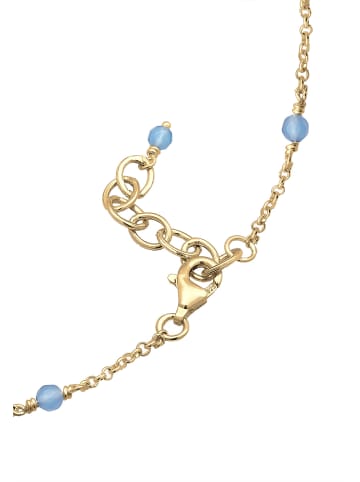 Elli Fußschmuck 925 Sterling Silber Kugel in Gold