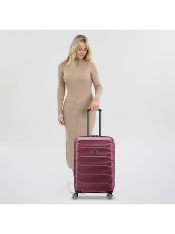 Delsey Meteor 4 Rollen Trolley 68 cm mit Dehnfalte in bordeaux