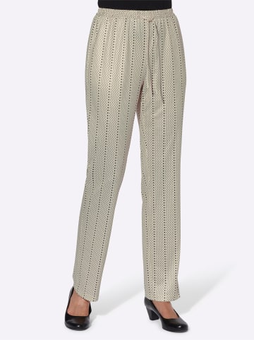 WITT WEIDEN Jerseyhose in sand-getupft