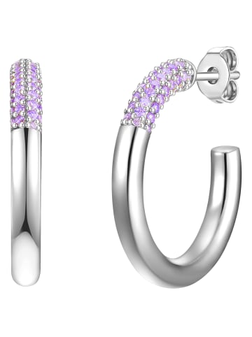 Glanzstücke München Creolen Sterling Silber Zirkonia in silber