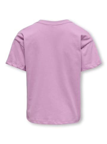 KIDS ONLY T-Shirt KOGMAIKEN LIFE CROP S/S ONLY in african violet