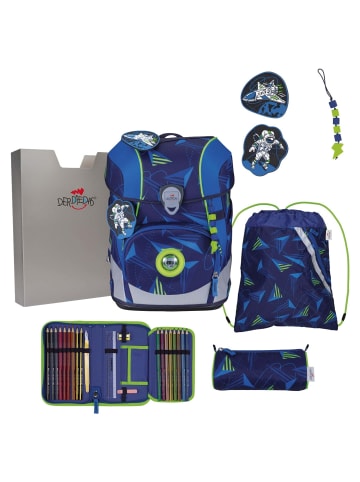DerDieDas ErgoFlex Tiny - Schulranzen Set 5tlg. 900g (Dancing Star) in Moon Mission