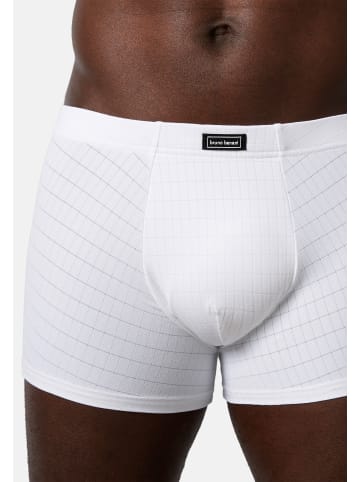 Bruno Banani Retro Short / Pant Check Line 2.0 in Weiß Karo