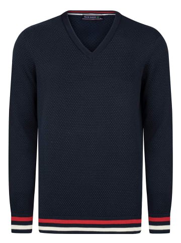 Felix Hardy V-Ausschnitt Pullover in navy