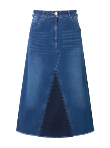 Ulla Popken Rock in blue denim