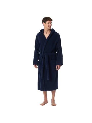 Schiesser Bademantel in Blau