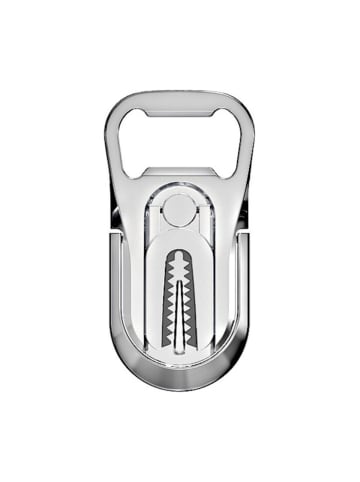 COFI 1453 Die 3-in-1 Handyhalterung mit Flaschenöffner & 360° in Silber
