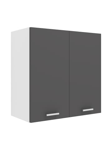 VCM Küchenschrank B. 60 cm Hängeschrank Küche Esilo in Weiß / Anthrazit