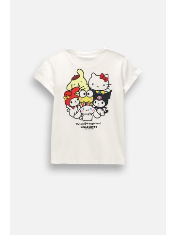 Coccodrillo T-Shirt mit kurzen Ärmeln in ecru