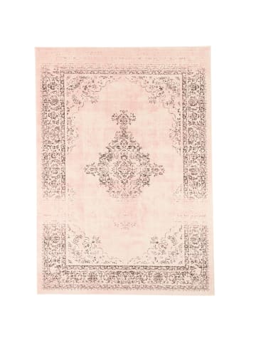 Pergamon Designer Kurzflor Teppich Moderne Muster in Rosa