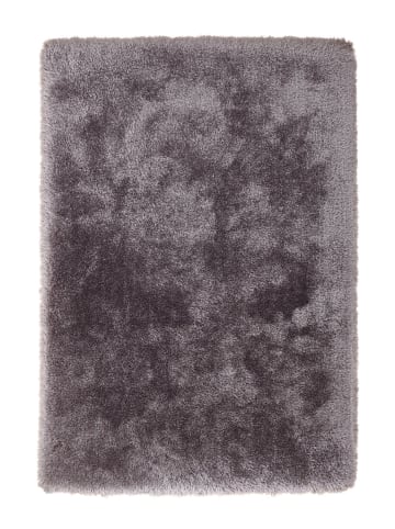 Kayoom Hochflor Teppich Cosy 110 in silber - rechteckig