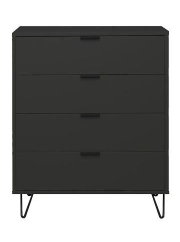 58 aufm Kessel KOMMODE Erna 81x45x102 Anthrazit matt Lack