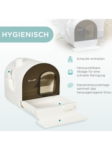 Pawhut Katzentoilette 43L x 44B x 47H cm