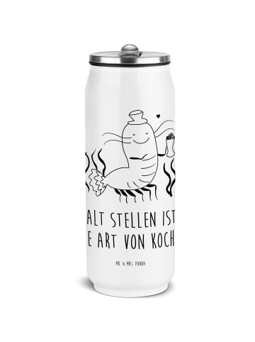 Mr. & Mrs. Panda Thermoflasche Hummer Weizen mit Spruch in Weiß