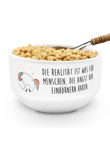Mr. & Mrs. Panda Smoothie Bowl Einhorn Nacht mit Spruch in Weiß