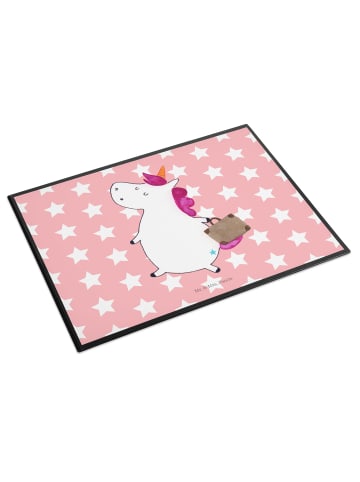 Mr. & Mrs. Panda Tischschoner Einhorn Koffer ohne Spruch in Rot Pastell