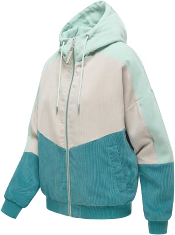 ragwear Cordjacke Queny Cordy in Teal Green